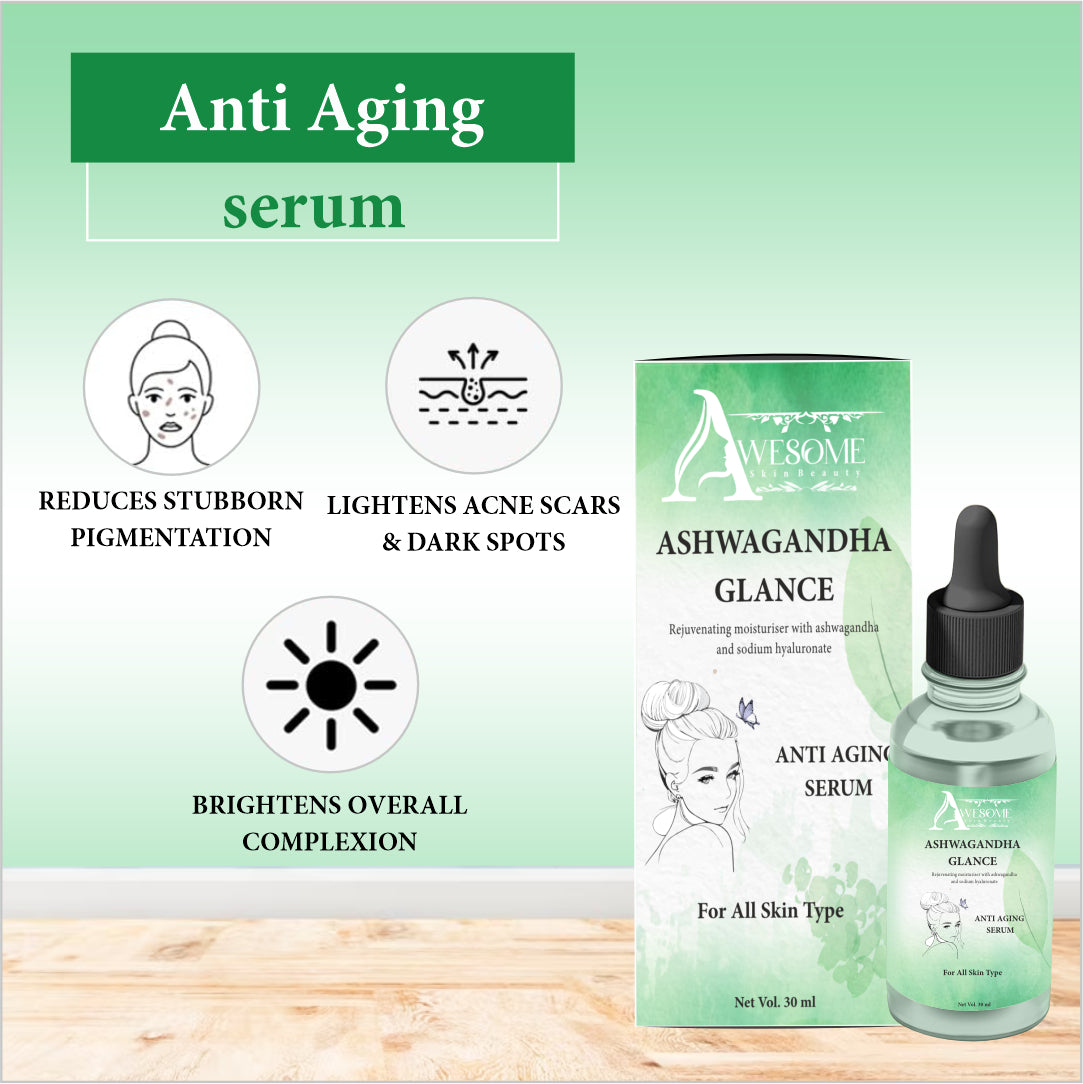 Unlock Radiant Beauty: The Power of Ashwagandha Serum for Flawless Skin From Awesome Skin Beauty