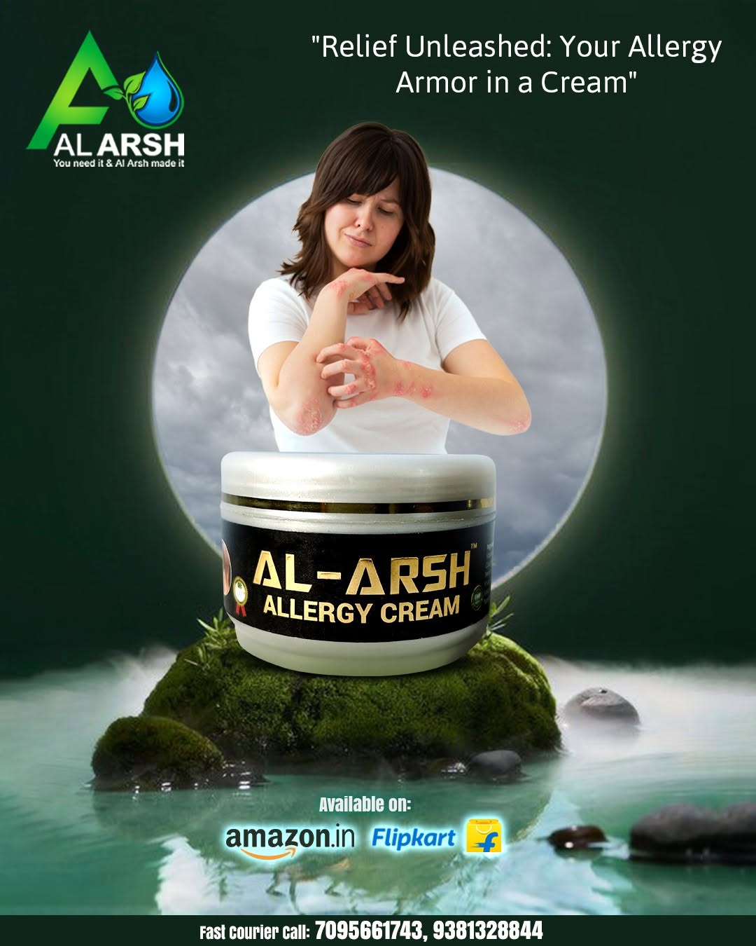 Al Arsh Allergy Combo For Fungal Infection, Ringworm, Eczema,Psoriasis, All Types Of Skin Allergy