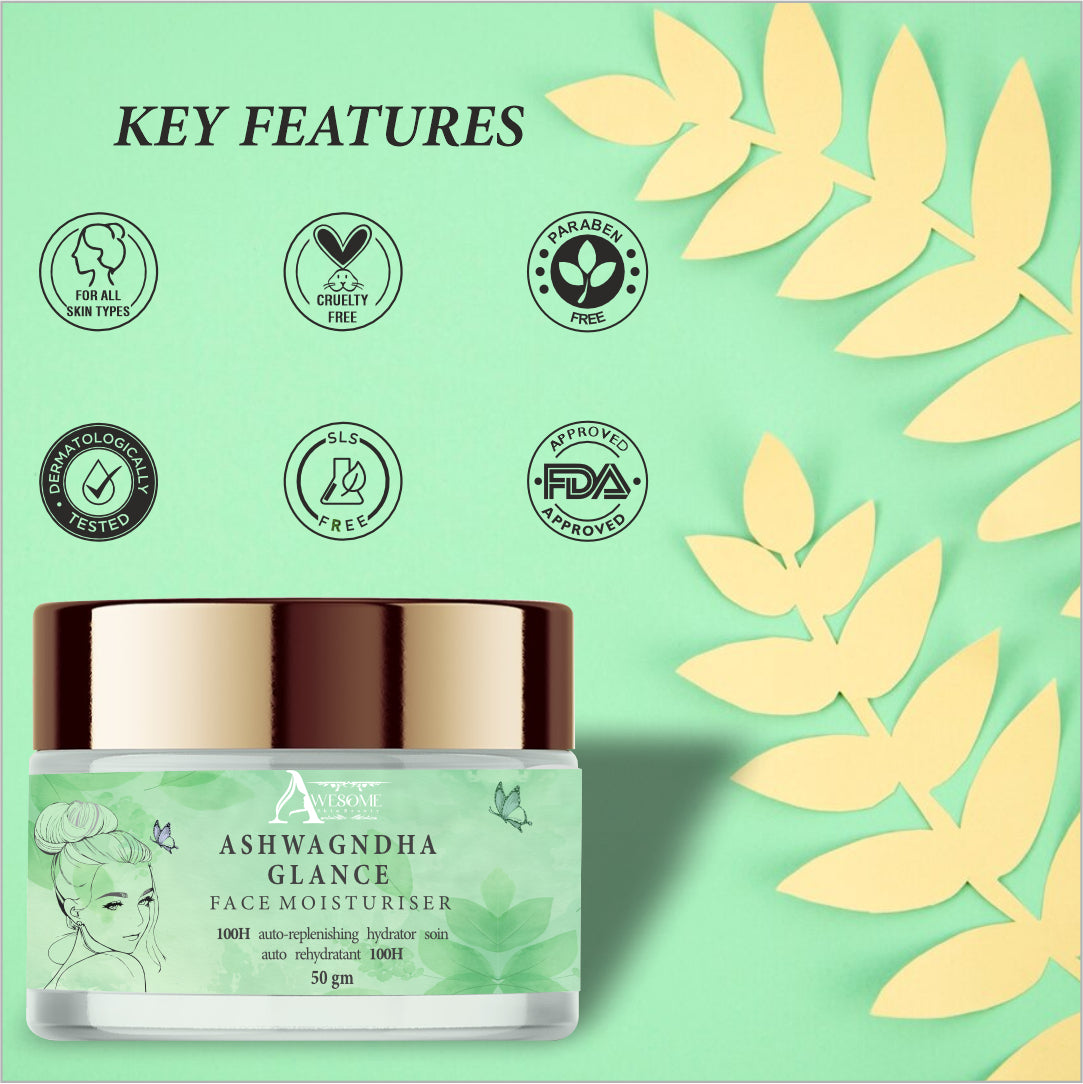 Ashwagandha Moisturizer Daily Moisturizer To Control Pimples & Oil