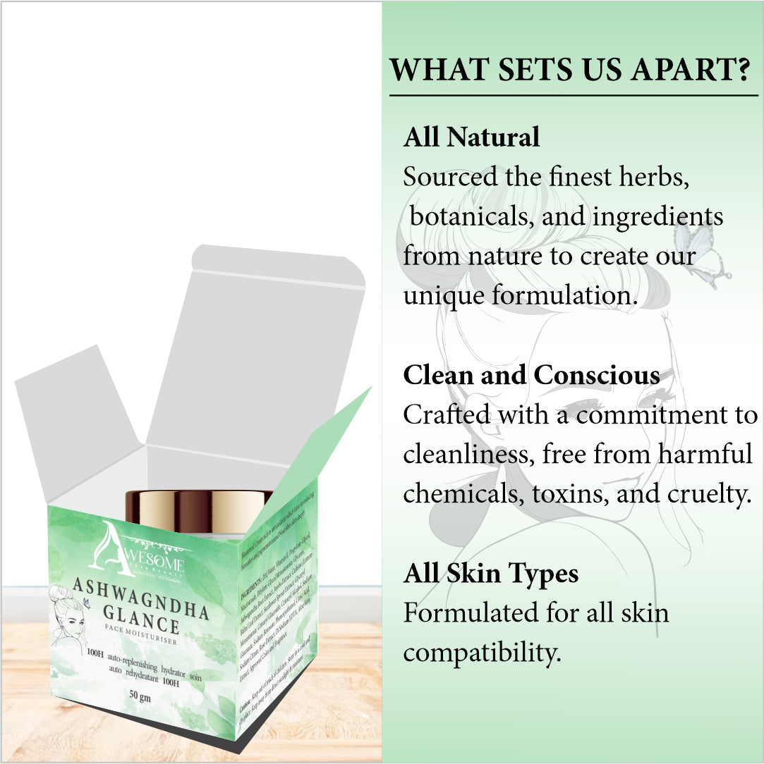 Ashwagandha Moisturizer Daily Moisturizer To Control Pimples & Oil