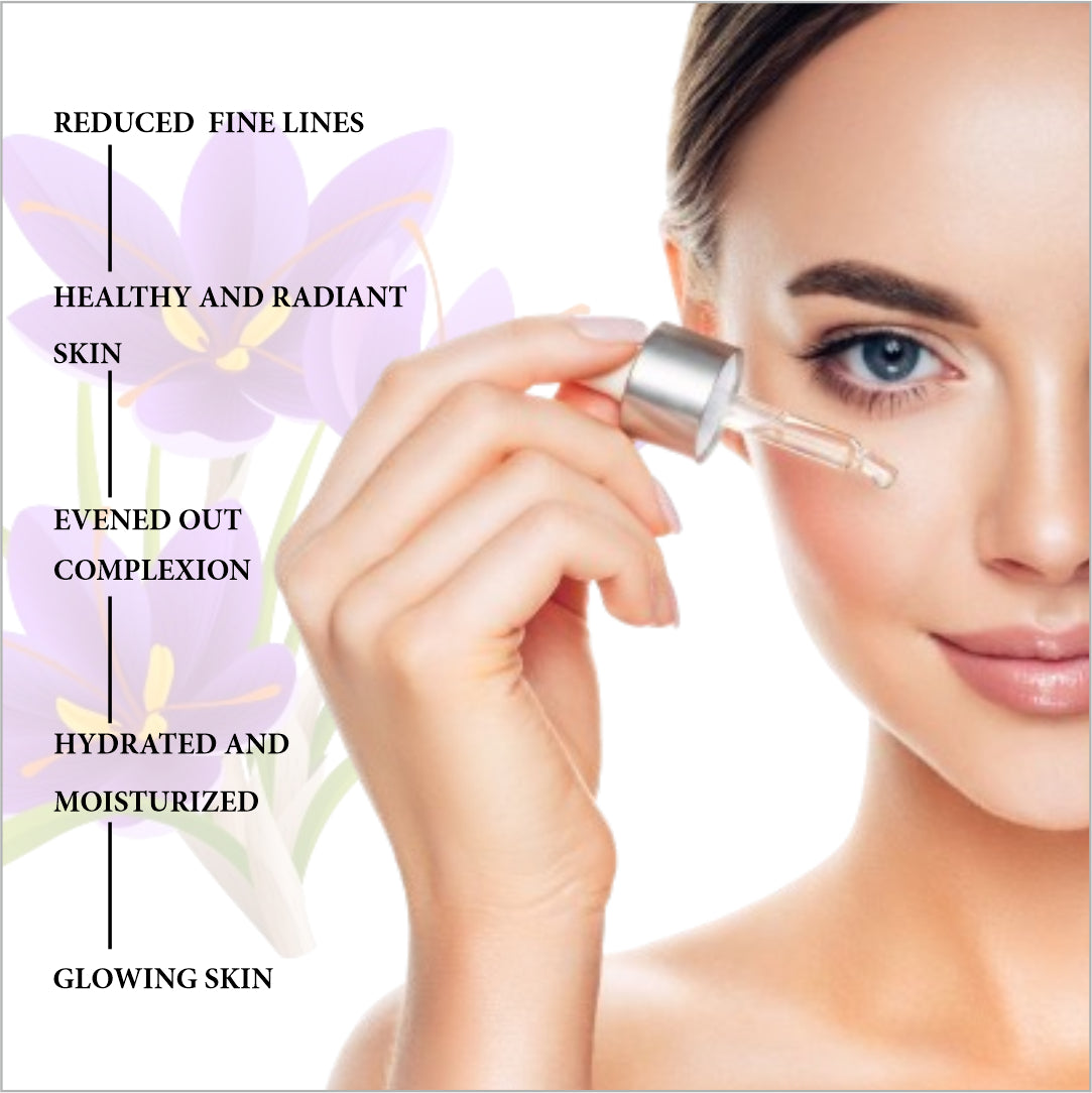 Embrace Radiant Skin: Kashmiri Saffron Face Oil Discover the Secret to Glowing Skin with Kashmiri Saffron Face Oil!