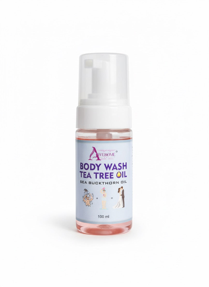 Awesome Skin Beauty Body Wash of Tea Tree Oil & Sea Buckthorn Oil