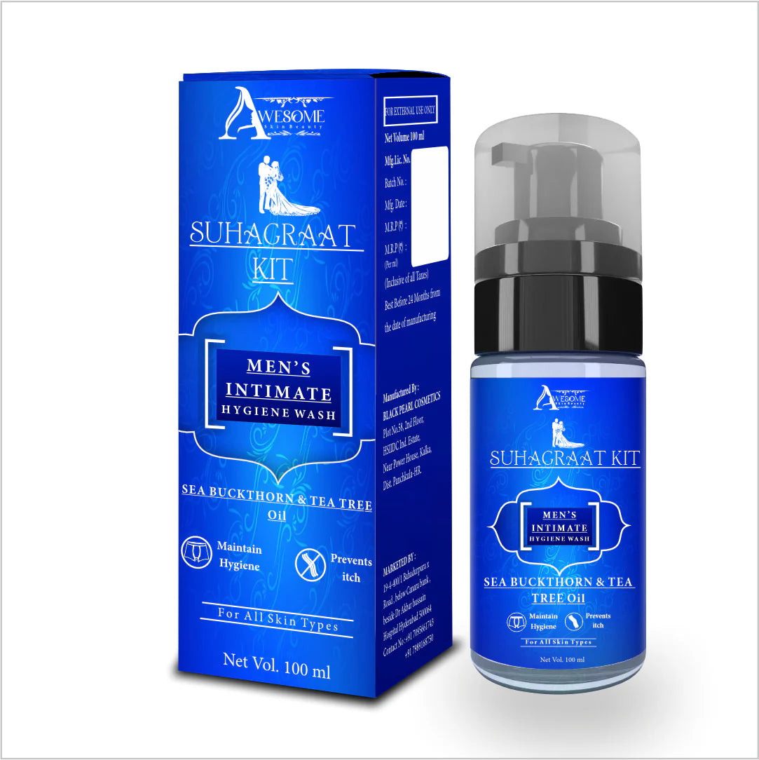Suhagraat Intimate Hygiene Combo Wash – For Men & Women | pH Balanced | Odor Control | 100ml Each